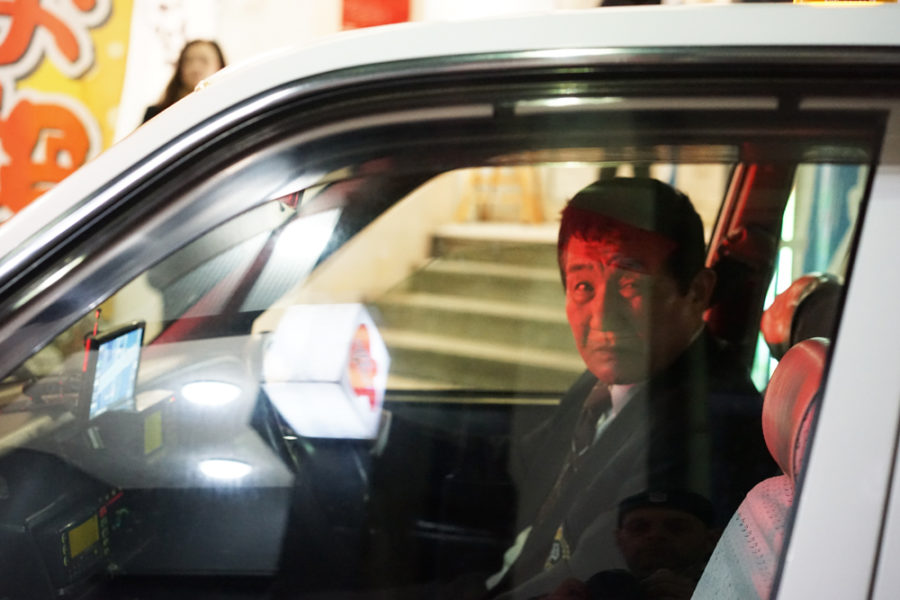 A taxi driver in Katamachi