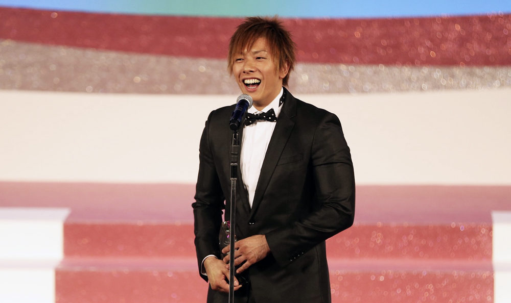 Shimiken wins the Best Actor prize