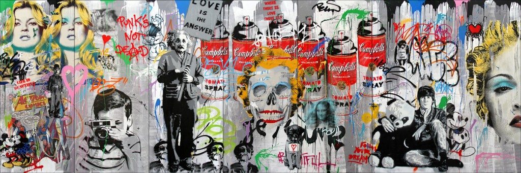 'Einstein Septych' by Mr. Brainwash