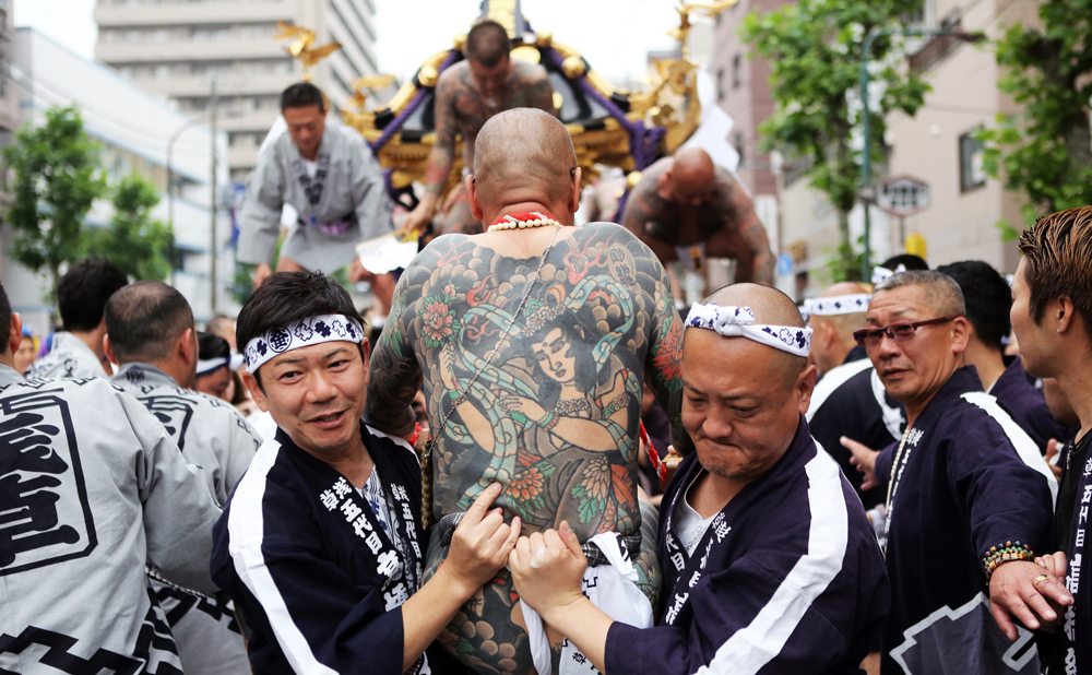 The Takahashi-gumi at the Sanja Matsuri