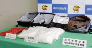 U.S. college student caught with ¥800 million of meth at Narita says he 'didn't know'