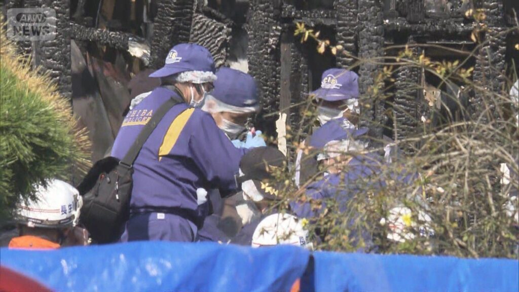 Corpse of woman with knife in throat found in burned-out Chiba home