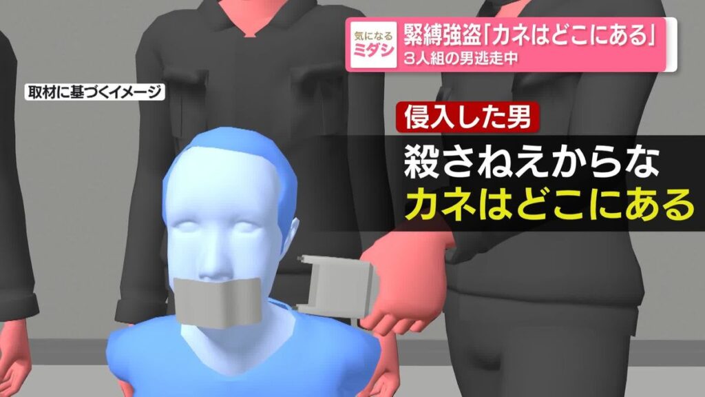 Trio robs elderly man in Chiba