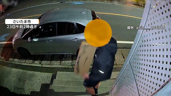 Masked duo caught on camera breaking into Chiba home while elderly man slept