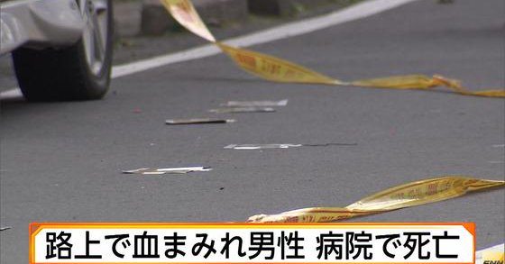 A man possibly of Southeast Asian origin found covered in blood on a street in Chiba Prefecture died at a hospital (Fuji News Network)