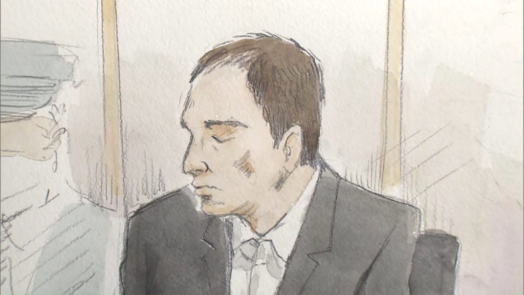 Courtroom sketch of Yevgeniy Vasilievich Bayraktar