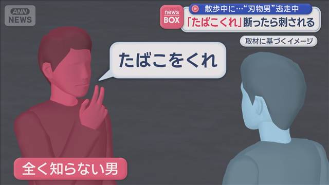 Man stabbed in leg after refusing to hand over cigarettes in Edogawa