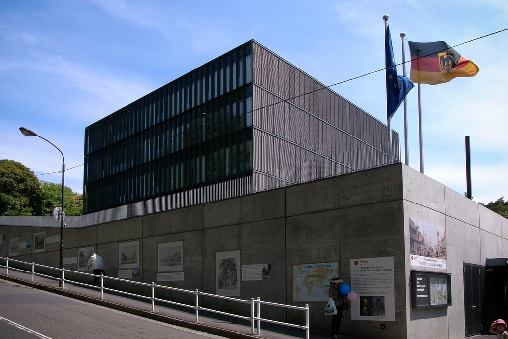 A U.S. Marine was taken into custody after attempting to scale a wall at the Embassy of Germany in Minato Ward on March 1