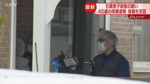 Sapporo mother accused of strangling 6-year-old son to death denies murder