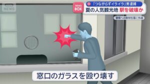Tokyo man arrested for punching out station window over slow ticketing app