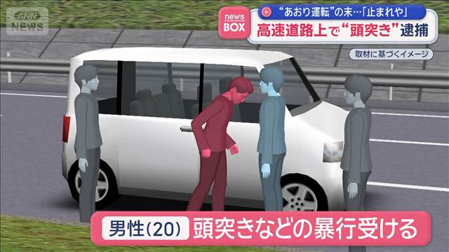 Hyogo driver accused of headbutt in road rage assault