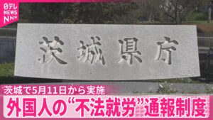 Ibaraki to offer ¥10,000 bounty for tips on businesses illegally hiring foreigners