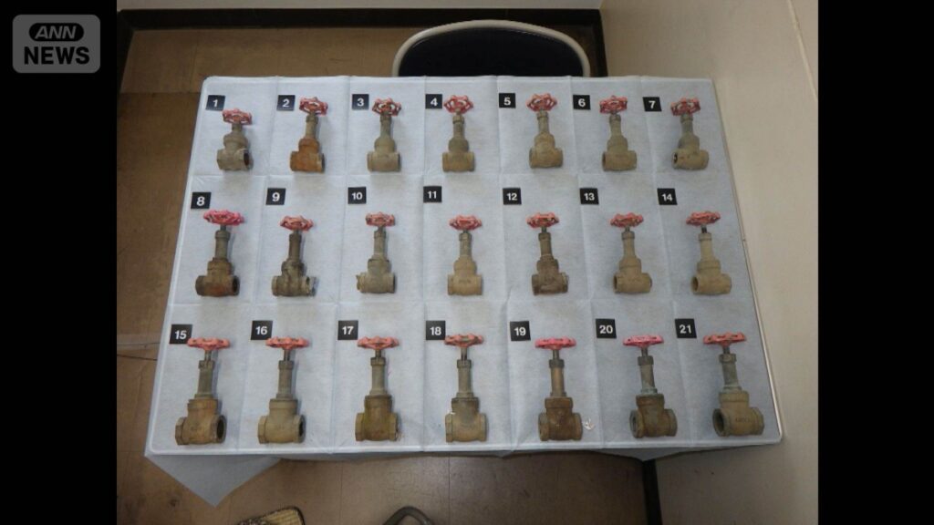 Ibaraki man arrested for swiping metal rice paddy valves to sell as scrap