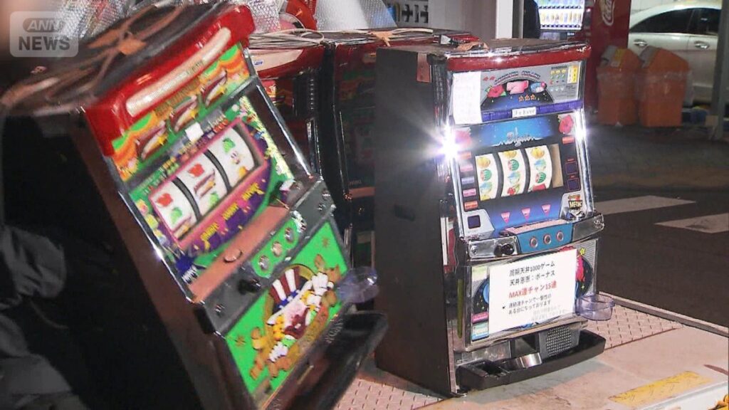 Tokyo police seized 30 illegal pachi suro machines from Happiness