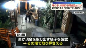 Priest catches daily offering thief at Kanagawa temple