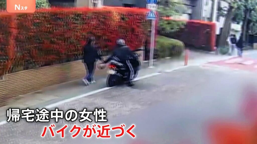 Video shows attempted bag-snatching in Kawasaki