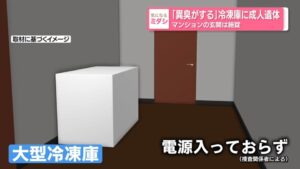 Dismembered corpse found in Kobe apartment freezer identified as man dead since 2011