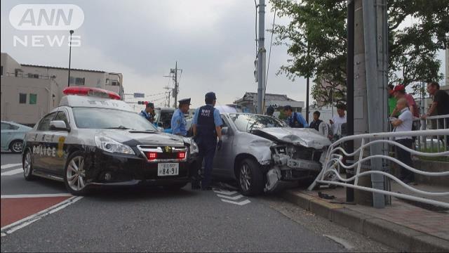 A man crashed a stolen vehicle in Koto Ward in August