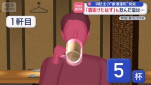 Morioka firefighter busted for drunk driving after chuhai binge