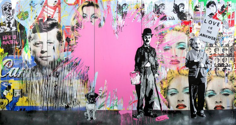 Juxtapose by "Mr. Brainwash"