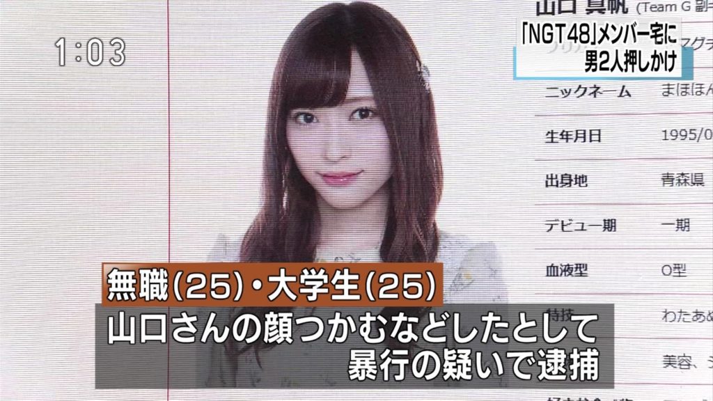 NGT48's Maho Yamaguchi