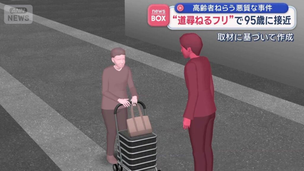 Man steals bag from 95-year-old woman in Nagoya distraction theft