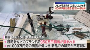 Masked gang stages ¥10 million smash-and-grab at Osaka luxury shop