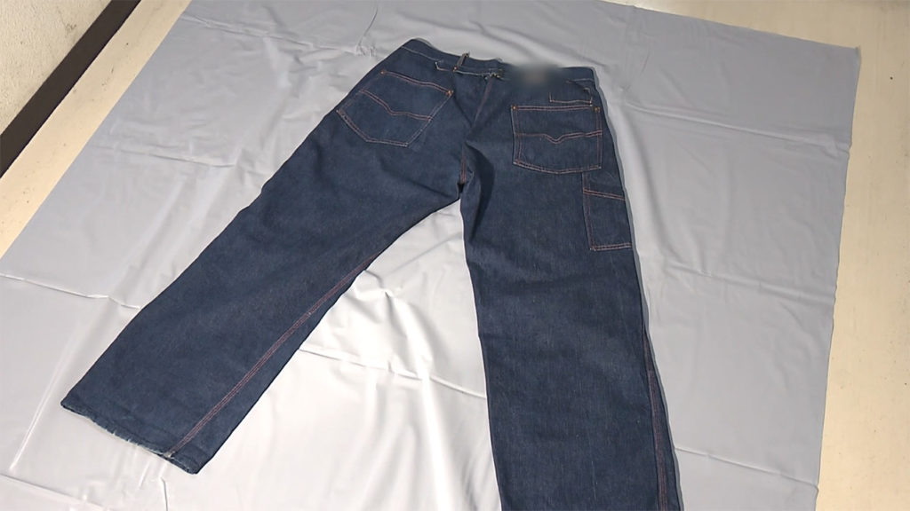 A man attempted to sell jeans he had just stolen in Osaka