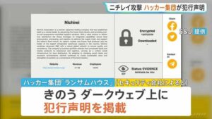 Russian hackers claim responsibility for cyberattack on Nichirei