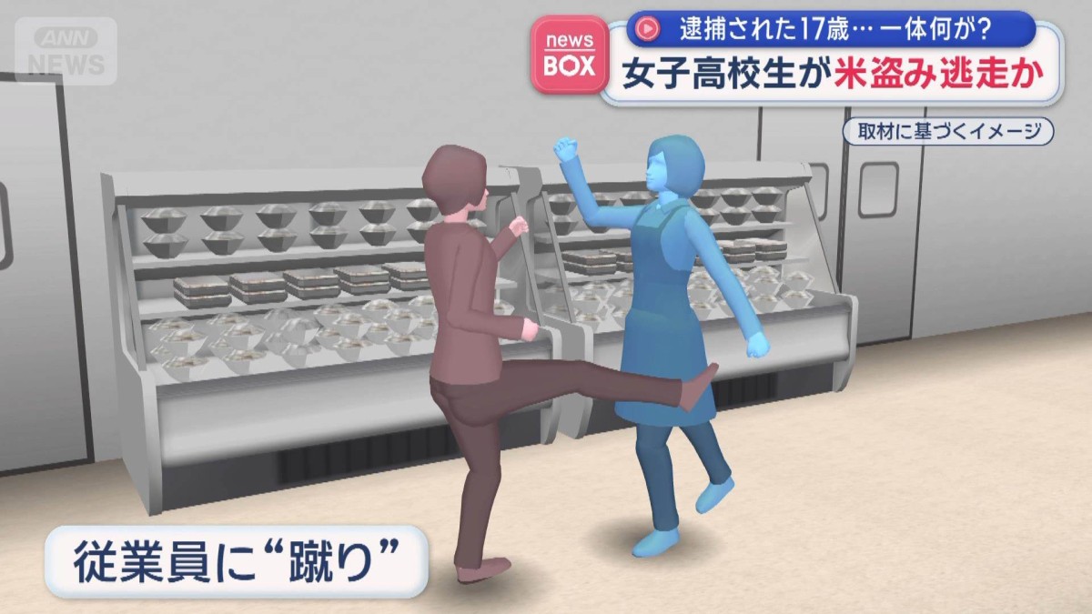 Sapporo highschool lady makes an attempt to steal rice from market – TokyoReporter