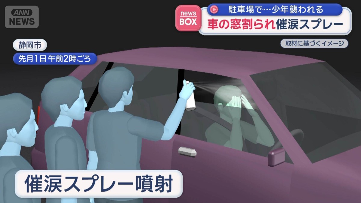 Three arrested after teen drug dealer ambushed with pepper spray, beaten in Shizuoka