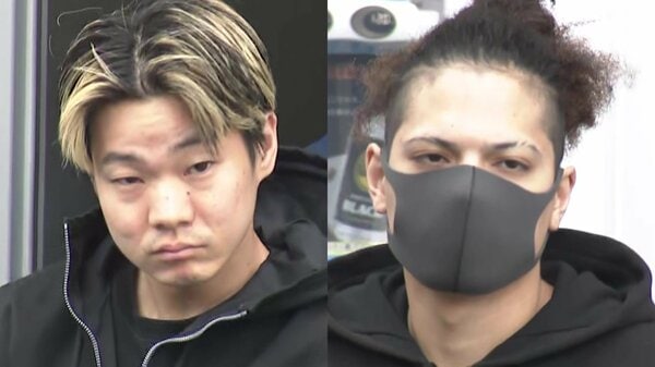 Yusei Hoshiba, left, and Ryuji Yamakawa