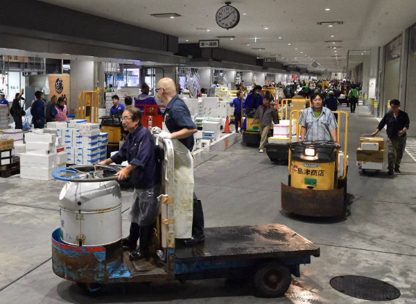 Toyosu Wholesale Fish Market
