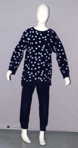 The corpse of a woman clothed in a blue sweatshirt with white polka dots and black sweatpants was found along a highway in Chita City last month