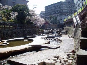 Arima hot springs in Kobe