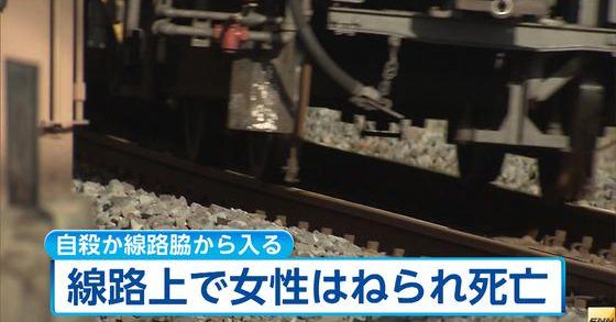 A woman was struck and killed by a train traveling on the Tobu Noda Line on Wednesday