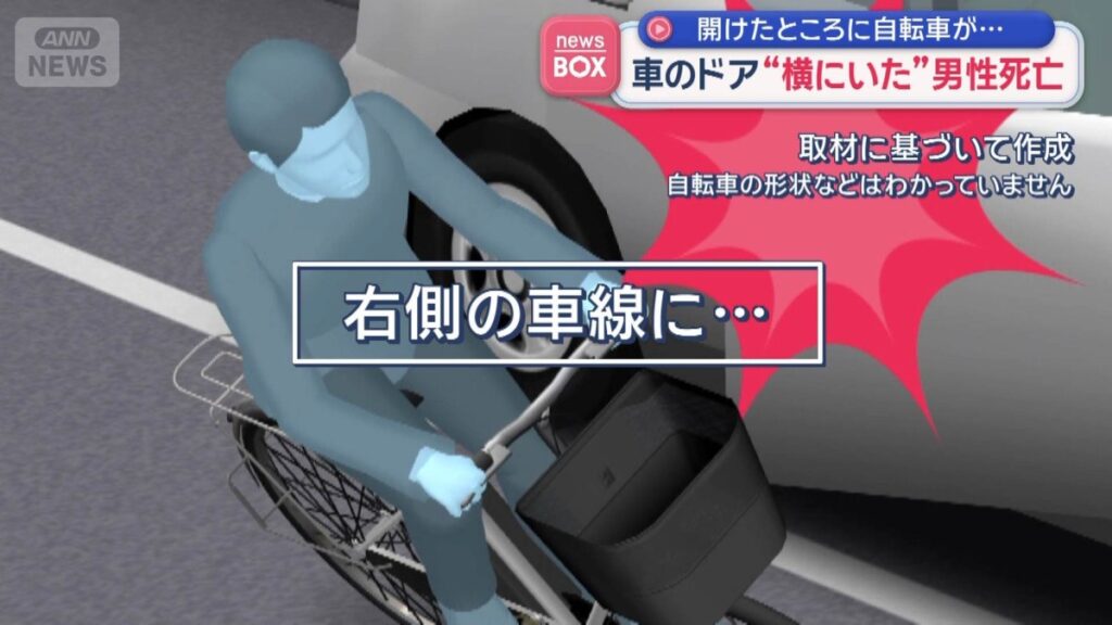 Cyclist killed in Shibuya after opening car door knocks him into path of taxi