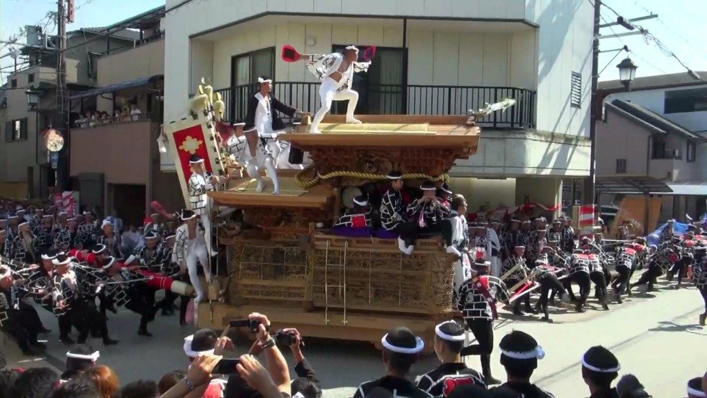 The Danjiri Festival in Kishiwada City is held in September