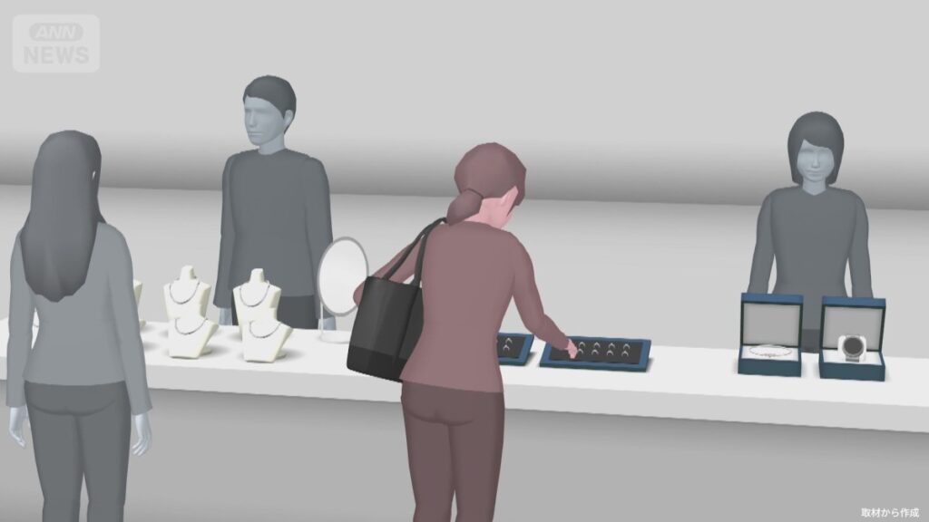 Office worker accused of stealing ¥3 million in diamonds at Tokyo Big Sight