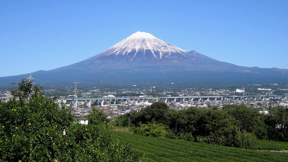 Mt. Fuji as seen from Shizuoka Prefecture