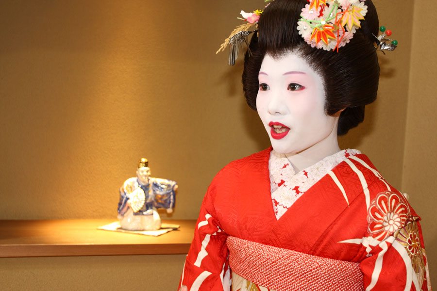 Manten in kimono