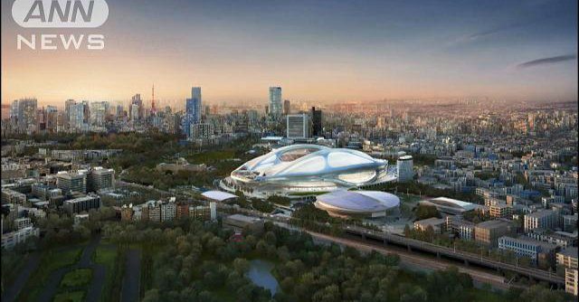 The original stadium design by the late Iraqi-British architect Zaha Hadid