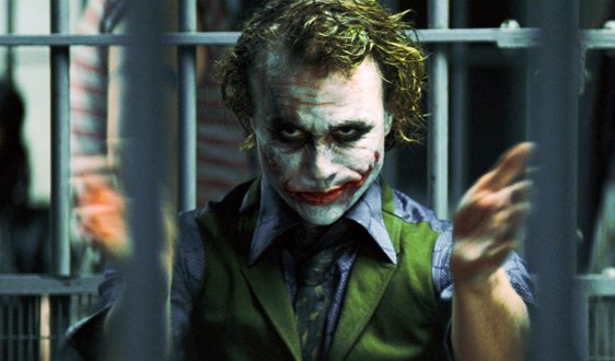Heath Ledger as the Joker in 'The Dark Knight'