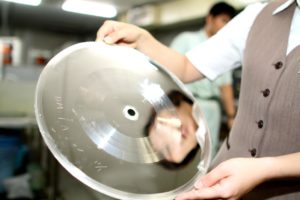 Lacquer master in plating stage