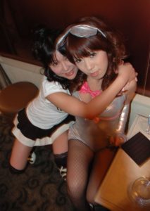 Maria and Azusa at Virgin