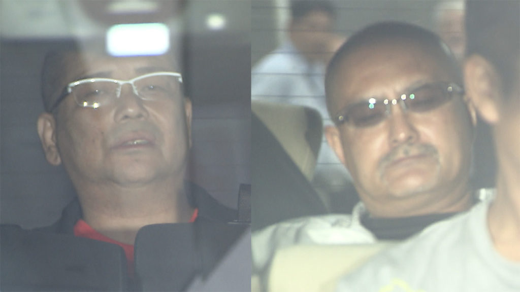 Yukiharu Fujii (left) and Shingo Tsurumi of the Nakajima-gumi