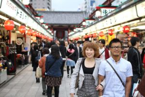 Nakamise shopping arcade