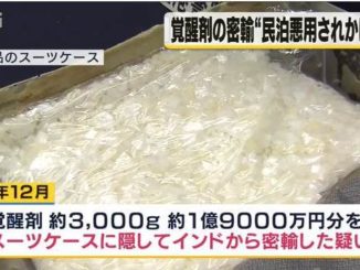 A male Singaporean national was found to have 3 kilograms of stimulant drugs upon arrival at Kansai International Airport last year