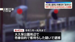 40 women, including 16-year-old, arrested in Kabukicho prostitution crackdown