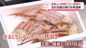 Hokkaido men re-arrested in massive ¥900 million unordered seafood scam